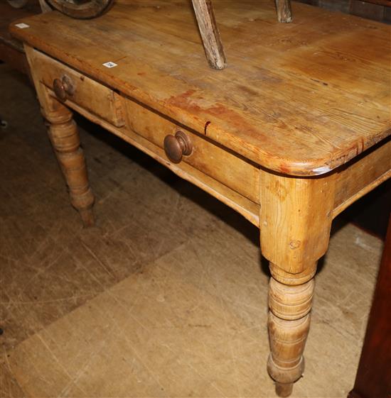 Victorian pine table
